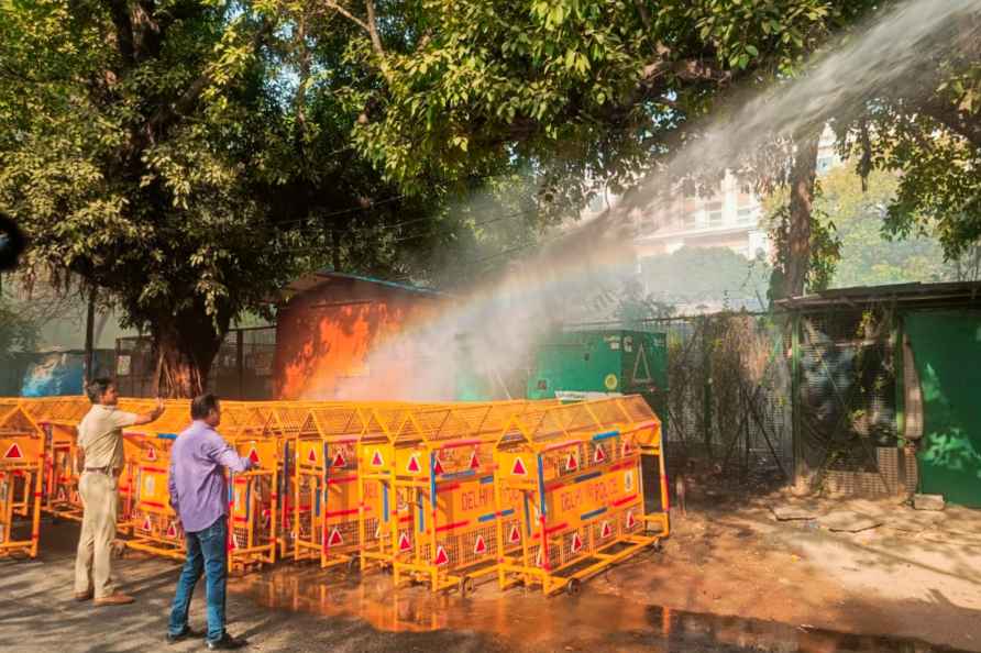 Fire at transformer outside AAP office