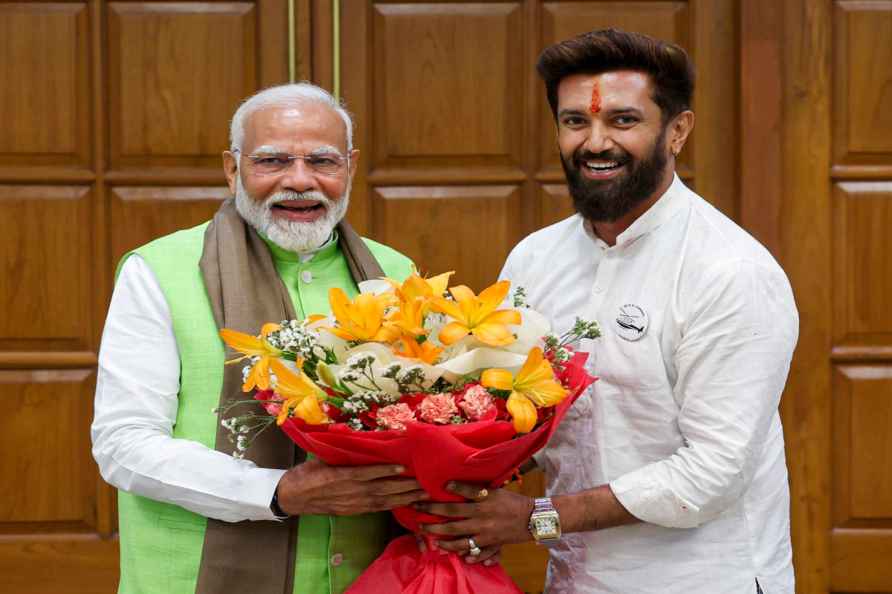 Chirag Paswan attends NDA meeting