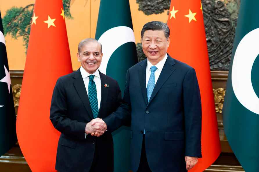 Xi Jinping. Shehbaz Sharif