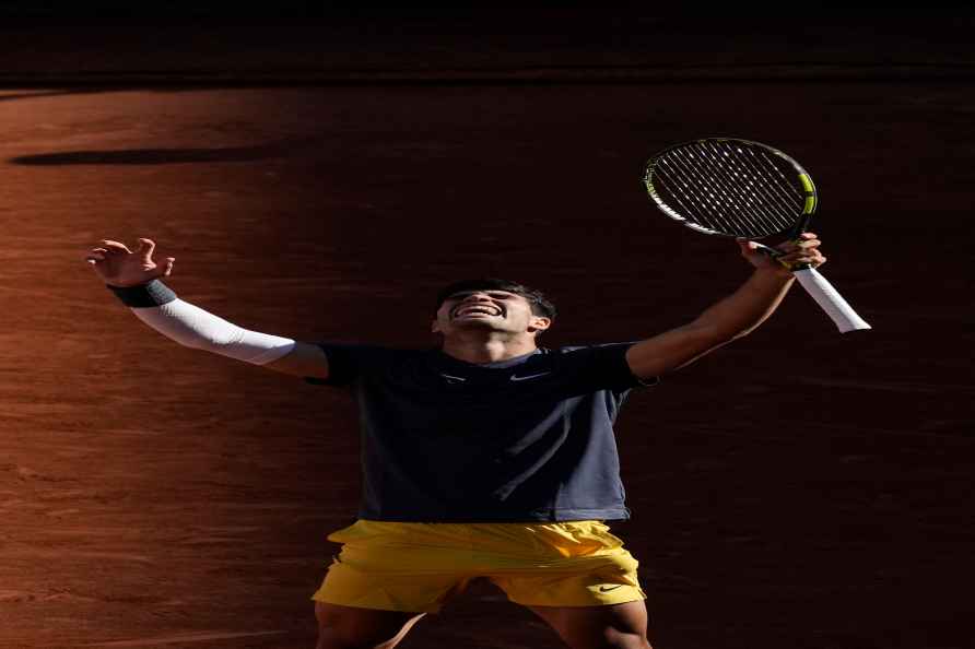 Spain's Carlos Alcaraz at French Open