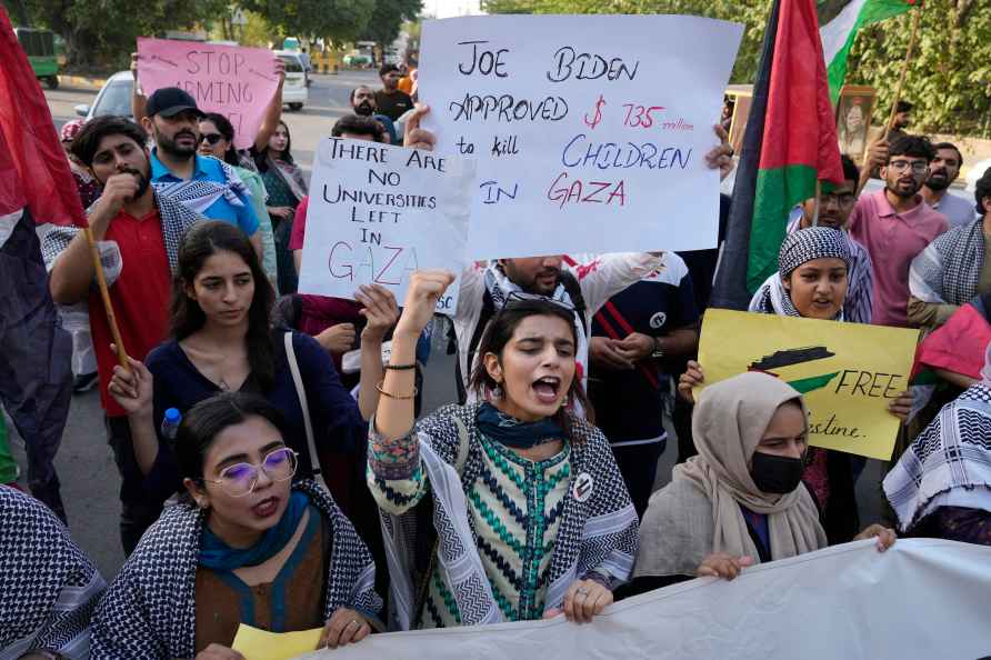 Protest against Israeli airstrikes in Pakistan