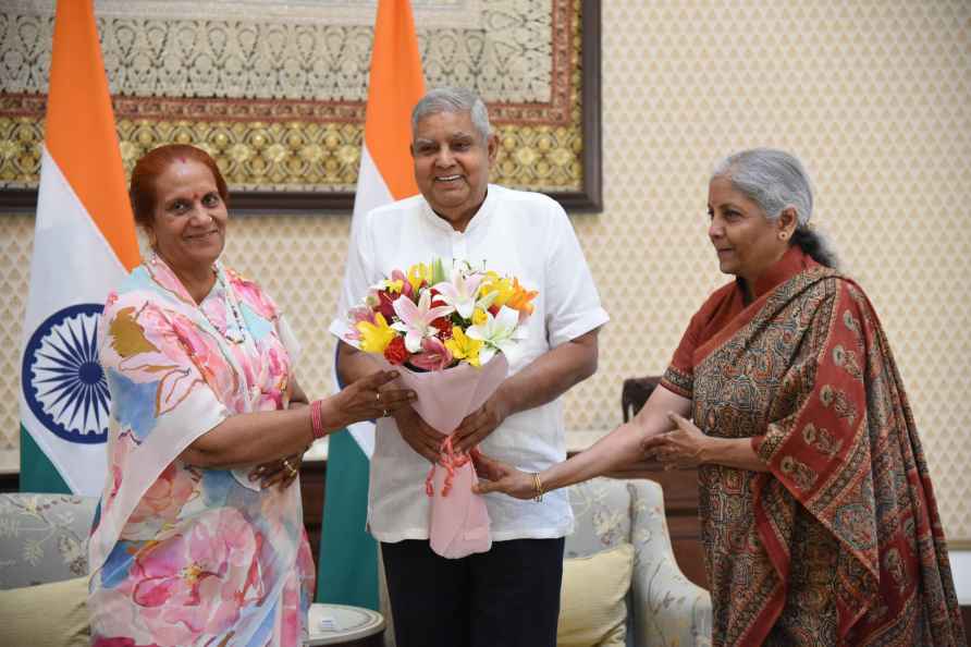 Jagdeep Dhankhar, Nirmala Sitharaman meet