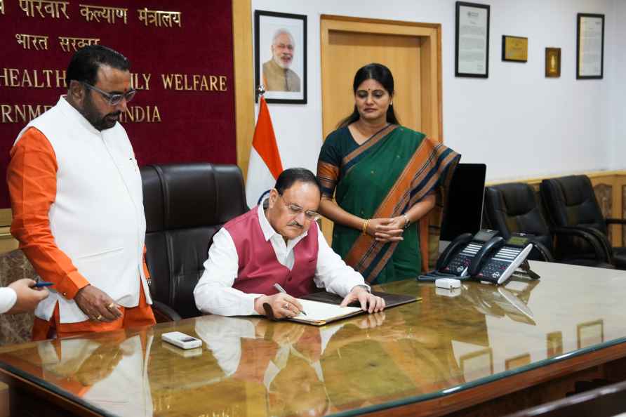 JP Nadda takes charge as Health Minister