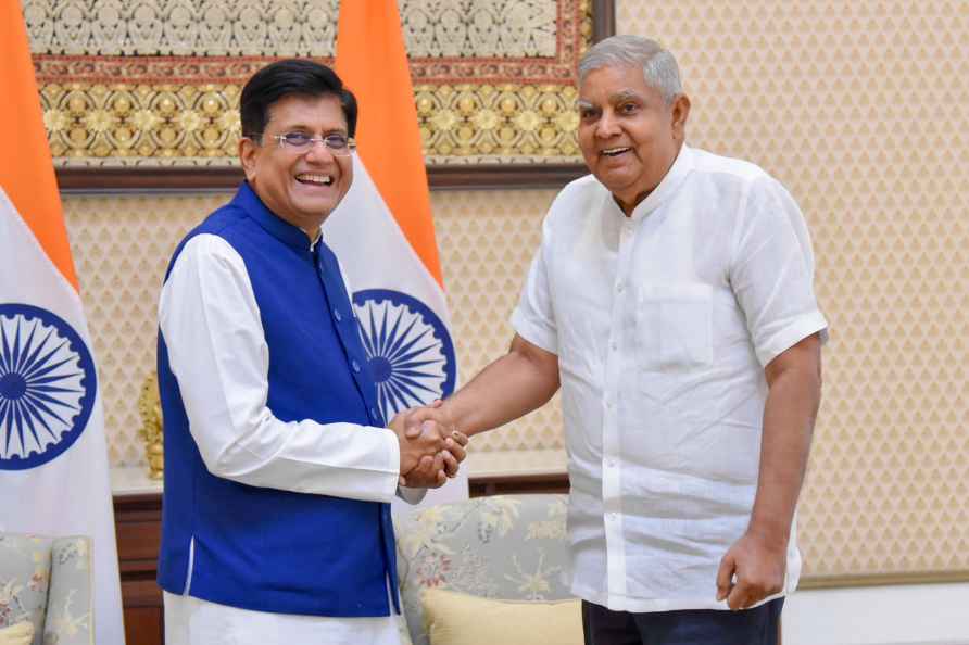 Jagdeep Dhankhar, Piyush Goyal meet