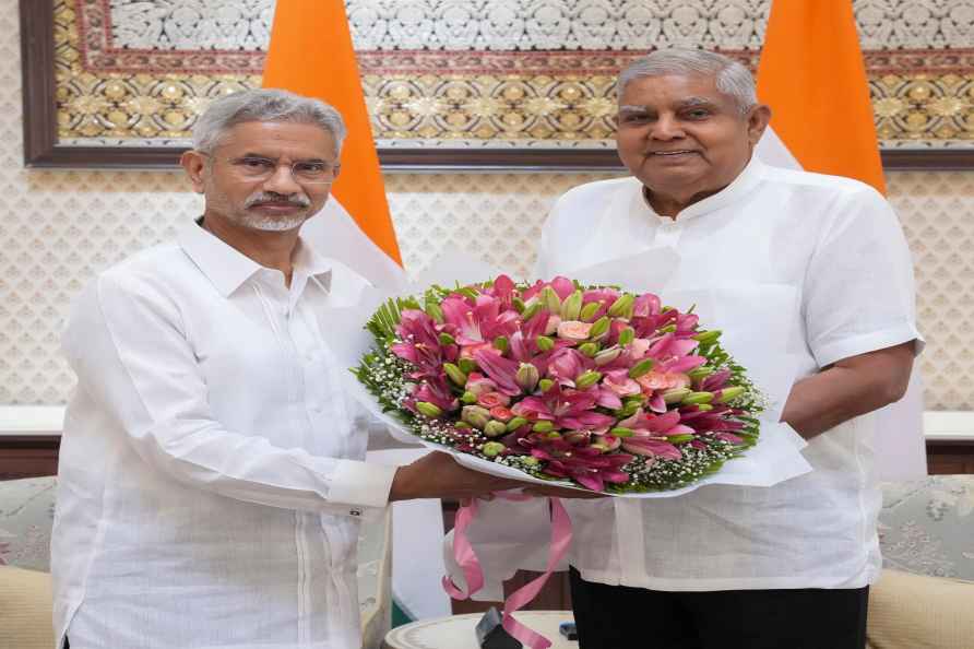 Jagdeep Dhankhar meets S Jaishankar