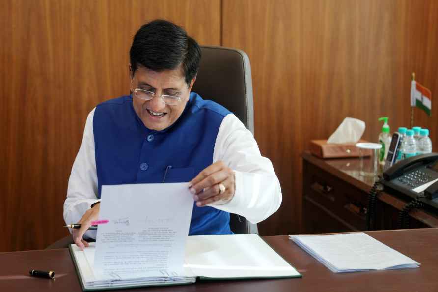 Piyush Goyal assumes office