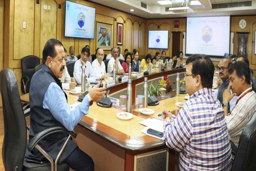 Jitendra Singh holds meeting