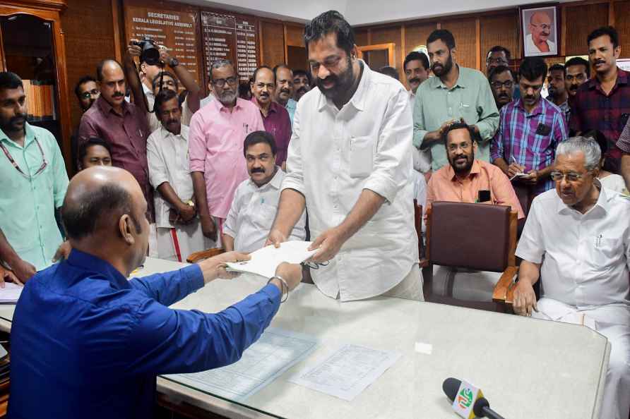 P P Suneer files nomination for Rajya Sabha