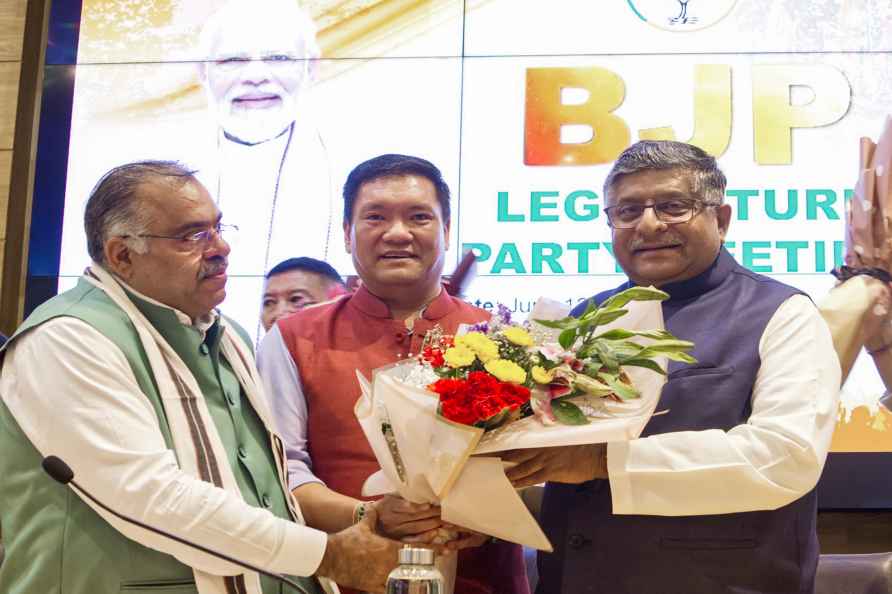 Pema Khandu elected as Arunachal Legislature Party leader