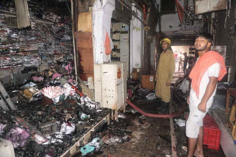 Fire in Chandni Chowk