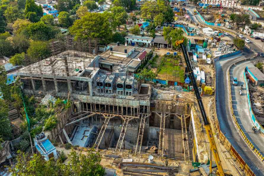 Construction work for the Begumpul RRTS Station