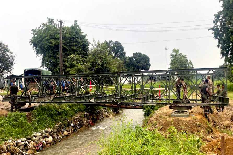 Bailey Bridge constructed overnight by Brahmastra Corps