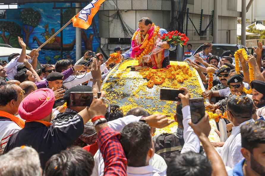 Jitendra Singh's roadshow in Jammu