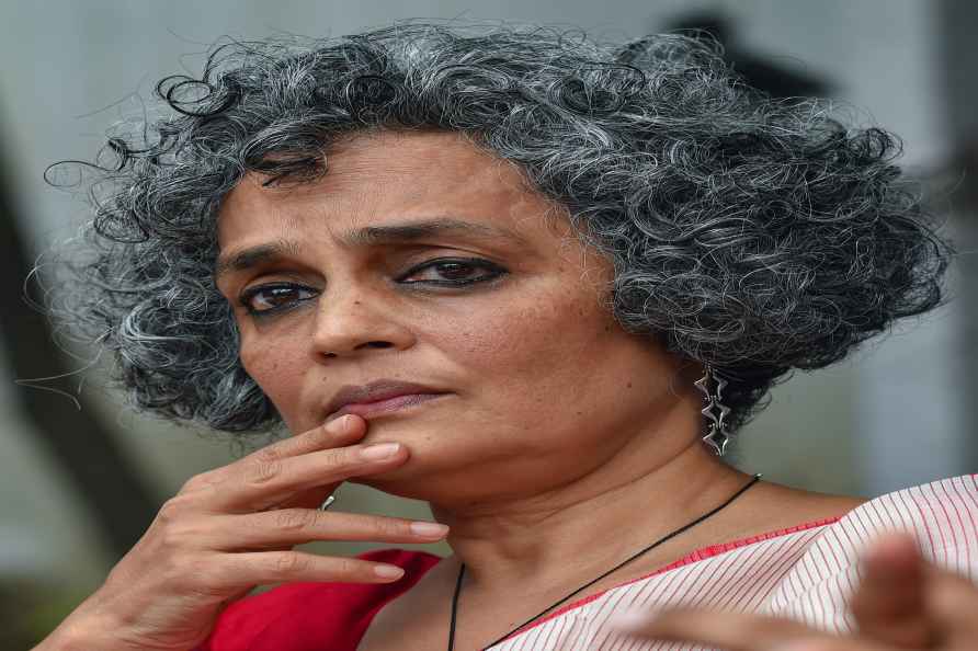 **EDS: FILE PHOTO** New Delhi: Writer and activist Arundhati Roy...