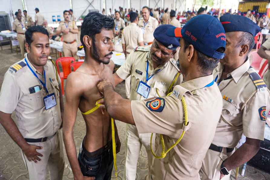 Police recruitment rally in Thane