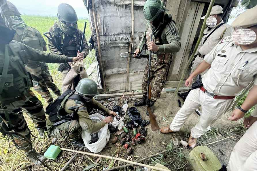 Assam Rifles recover arms in Manipur