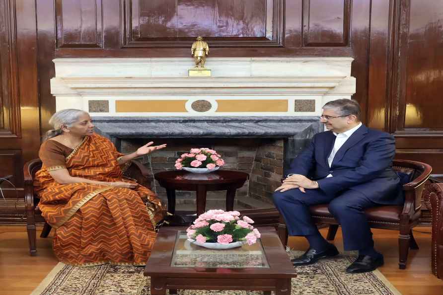 Uday Kotak meets FM Sitharaman