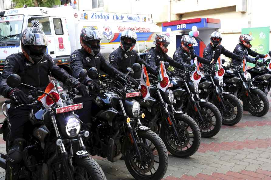 Indian Army Delta-5 Motorbike expedition reaches Bhopal