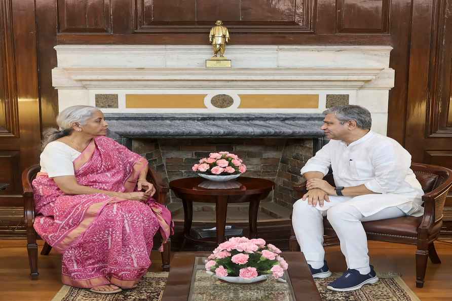 Ashwini Vaishnaw meets FM Sitharaman