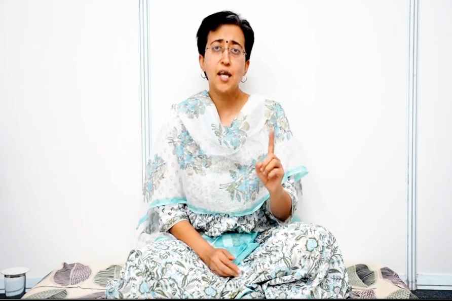 Atishi sits on hunger strike