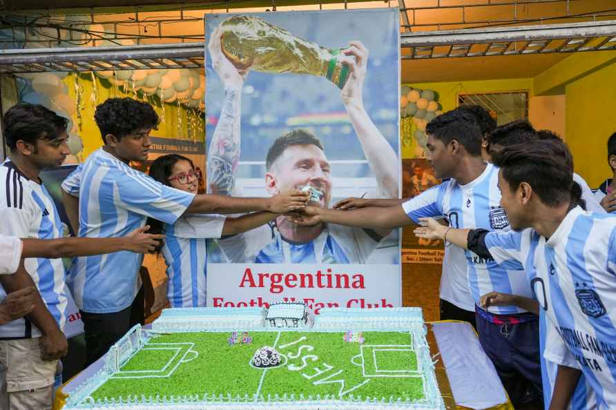 Lionel Messi birthday celebrations