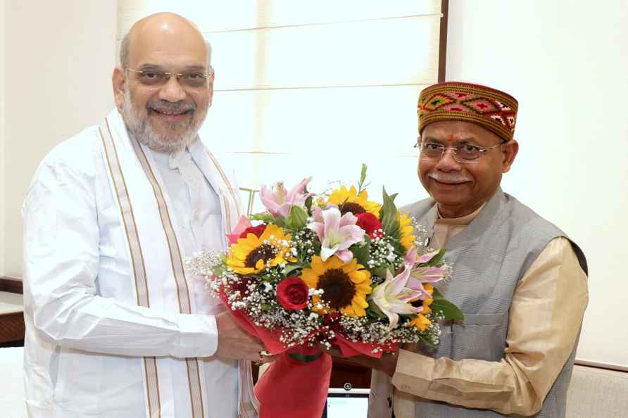 Amit Shah, Shiv Pratap Shukla meet