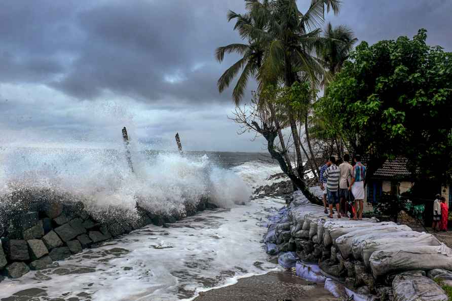 Rough sea along Kerala coast