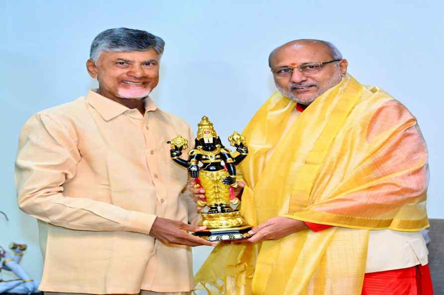 Nara N. Chandrababu Naidu meets Telangana Governor C. P. Radhakrishnan