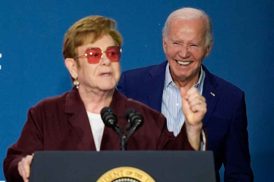 Joe Biden,Elton John