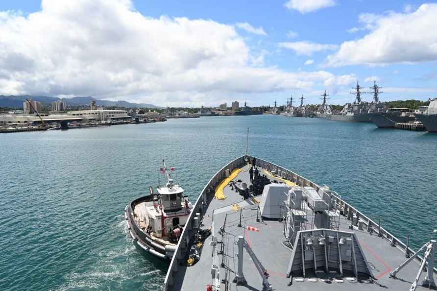 INS Shivalik arrives in Hawaii