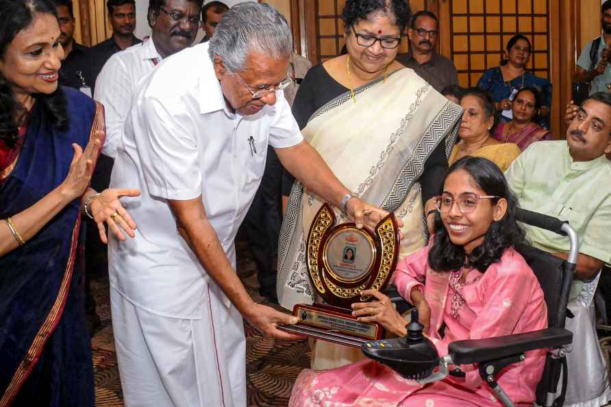 Pinarayi Vijayan at event in Thiruvananthapuram