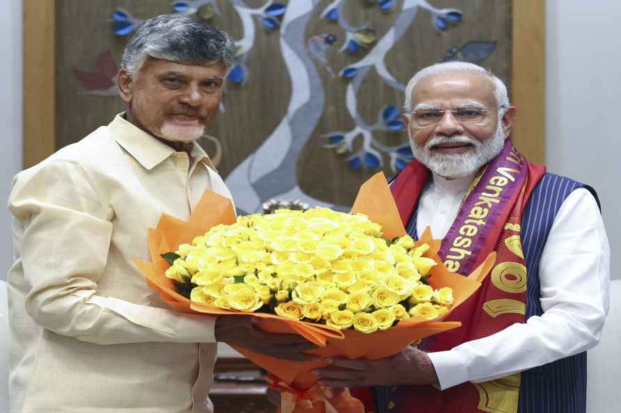 N. Chandrababu Naidu meets PM Modi