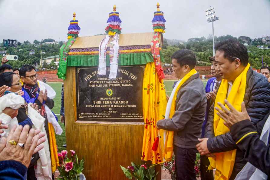 CM Khandu inaugurates FIFA Standard ground