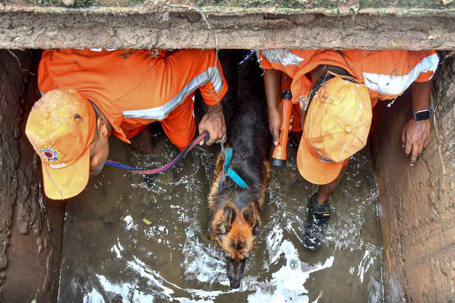 Rescue ops for 8yr boy woho washed away