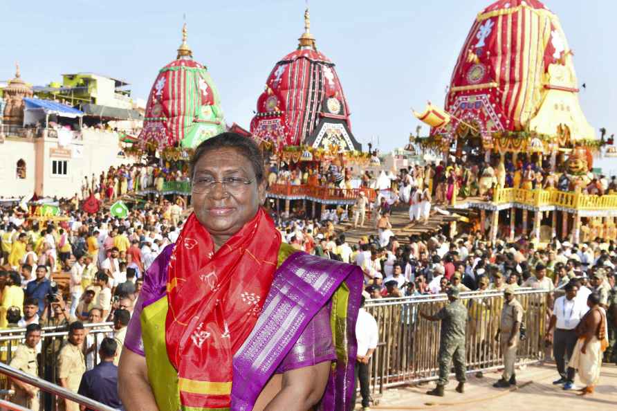 Droupadi Murmu at Rath Yatra