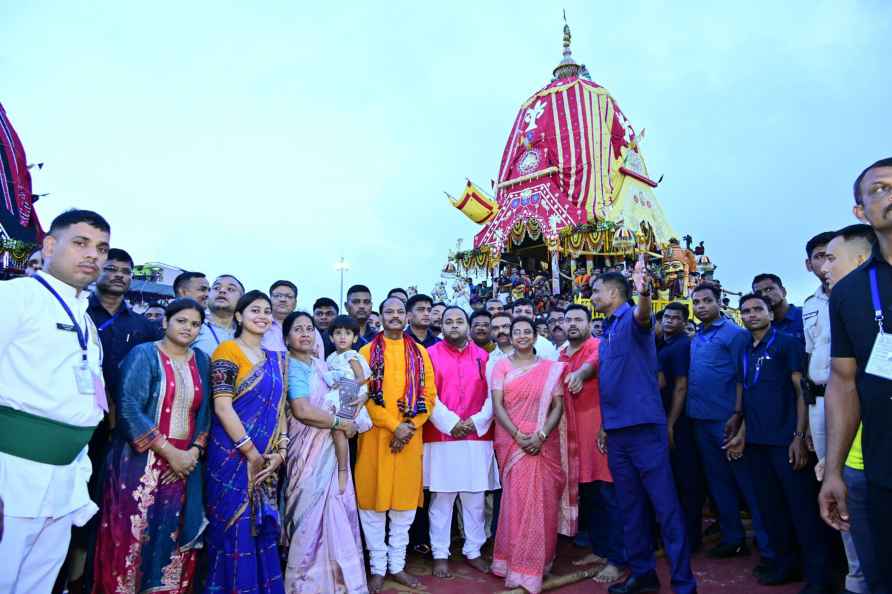 Raghubar Das at Rath Yatra