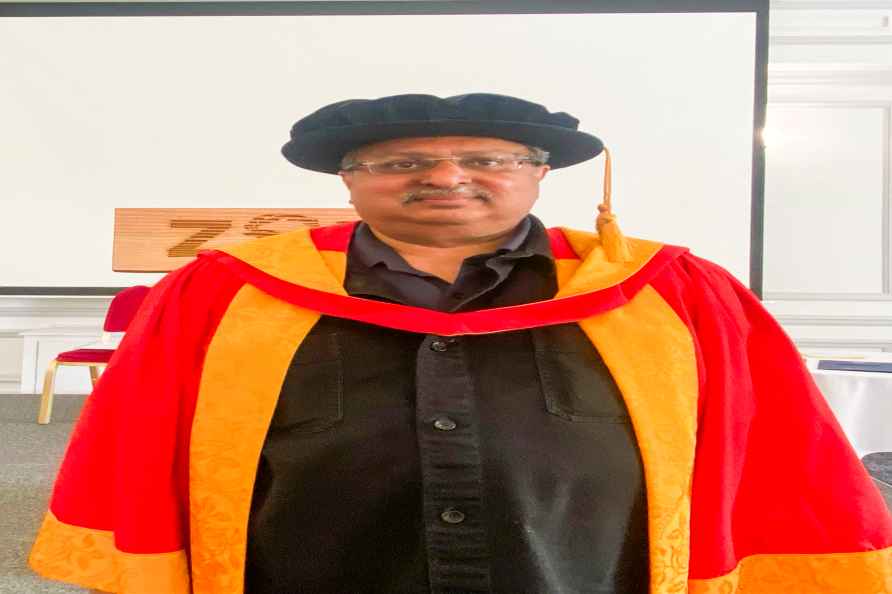 Chairman of Caparo India receives honorary doctorate