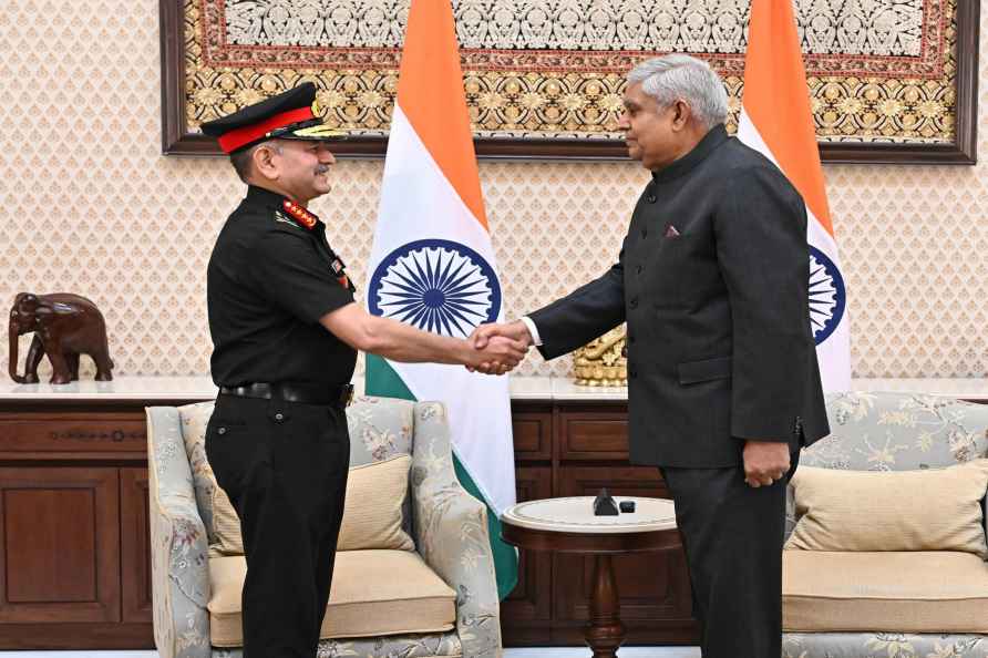 COAS Upendra Dwivedi call on VP Jagdeep Dhankhar