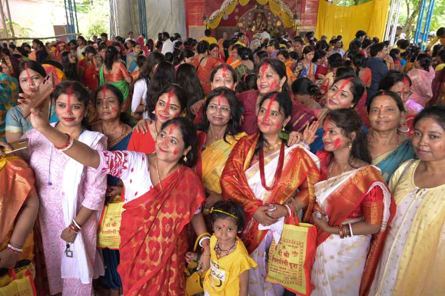 'Bipattarini Puja' in Dhanbad