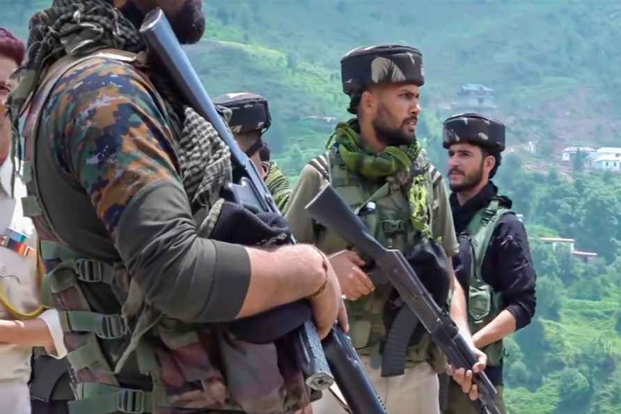 Search operation after terror attack in Kathua