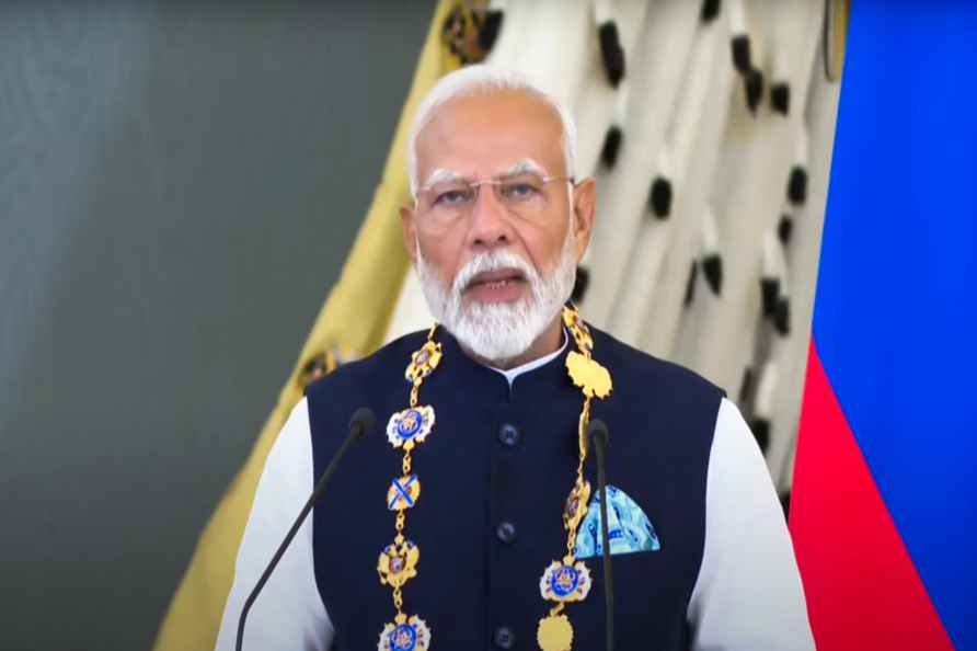 PM Modi conferred with highest civilian award of Russian Federation