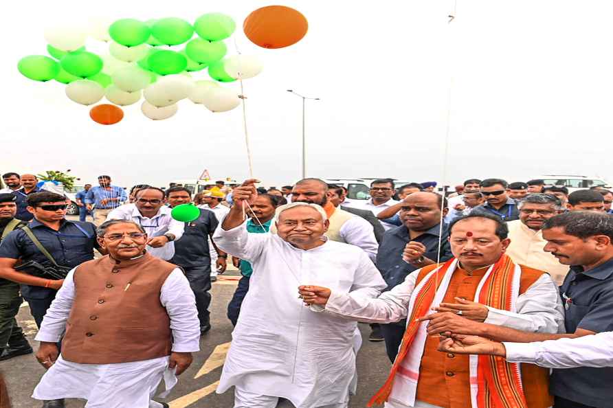 Road inauguration in Patna