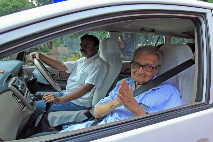 Amartya Sen in Birbhum