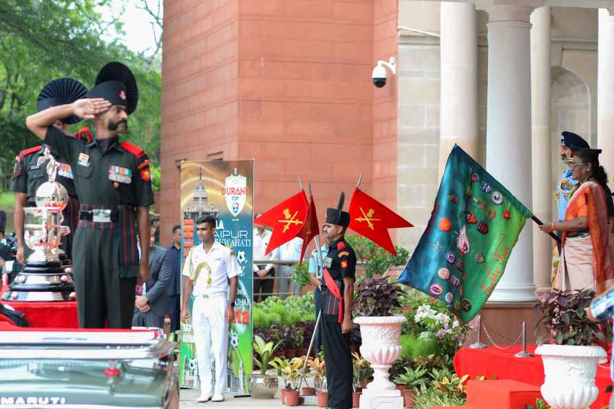 President flags off Durand Cup 'Trophy Tour'