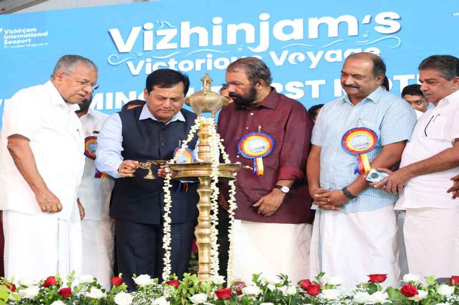 First container ship arrives at Vizhinjam port