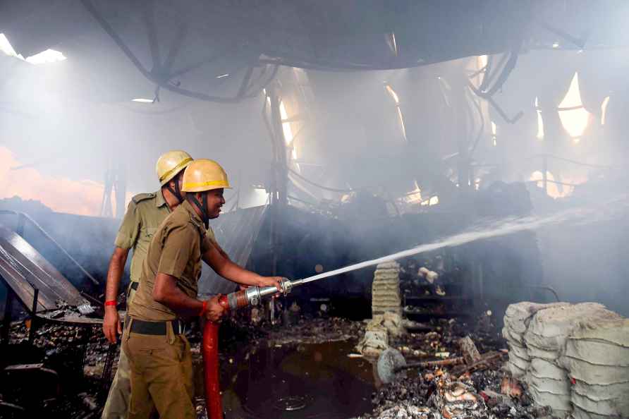 Fire at a manufacturing unit in Kolkata