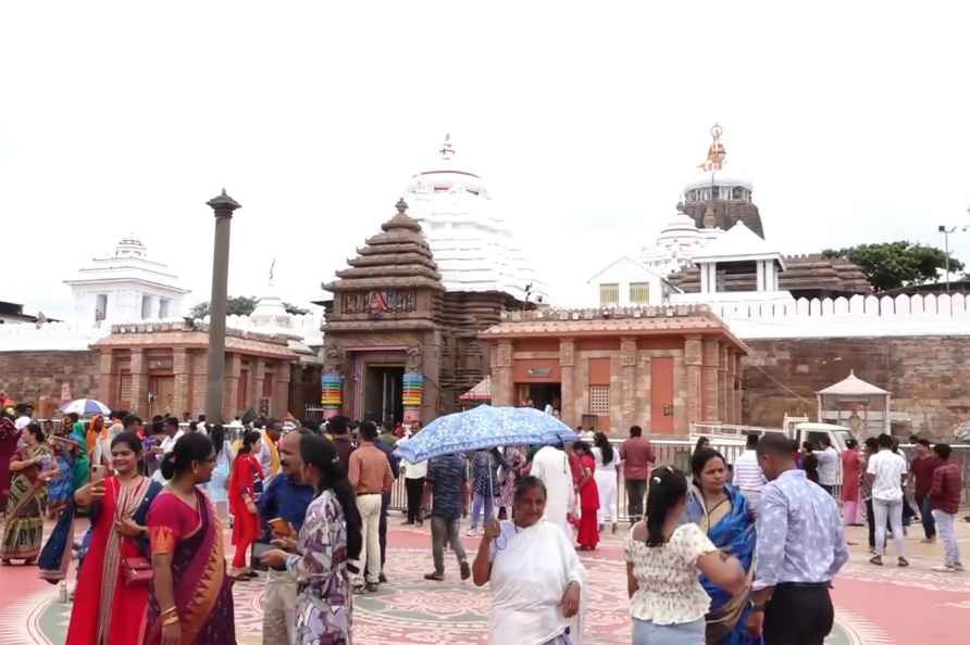 Devotees at Jagannath Temple