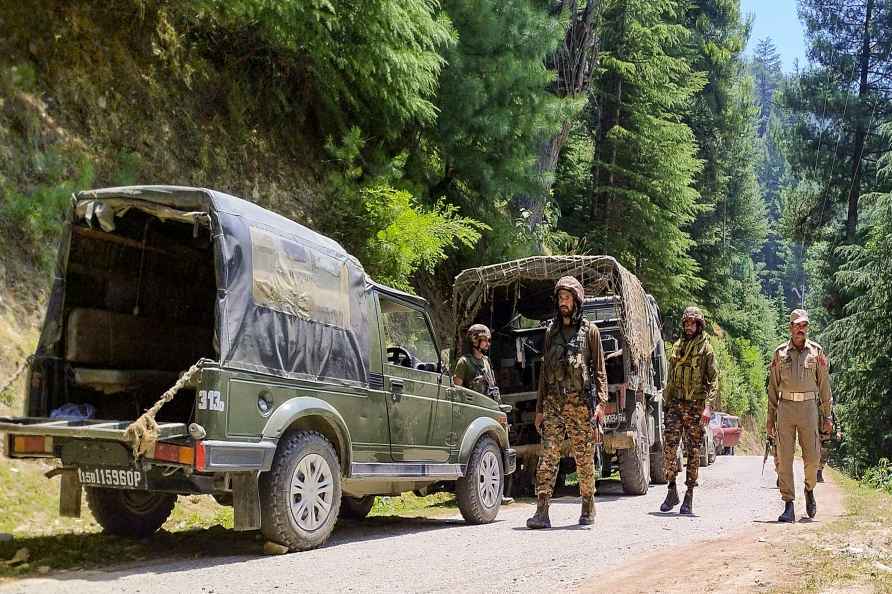 Doda: Security forces personnel during and encounter with terrorists...