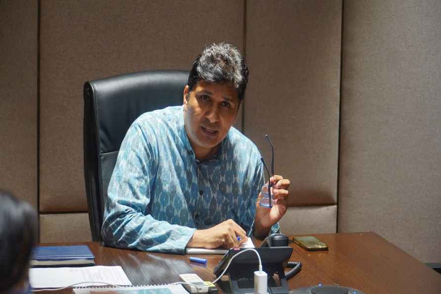 Saurabh Bharadwaj review a meeting