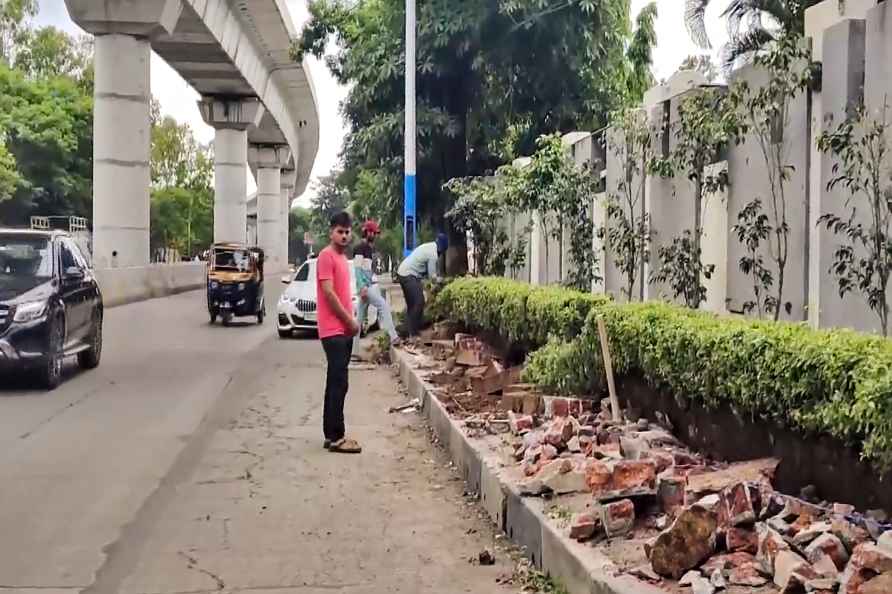 Illegal structure cleared near Puja Khedkar’s residence?